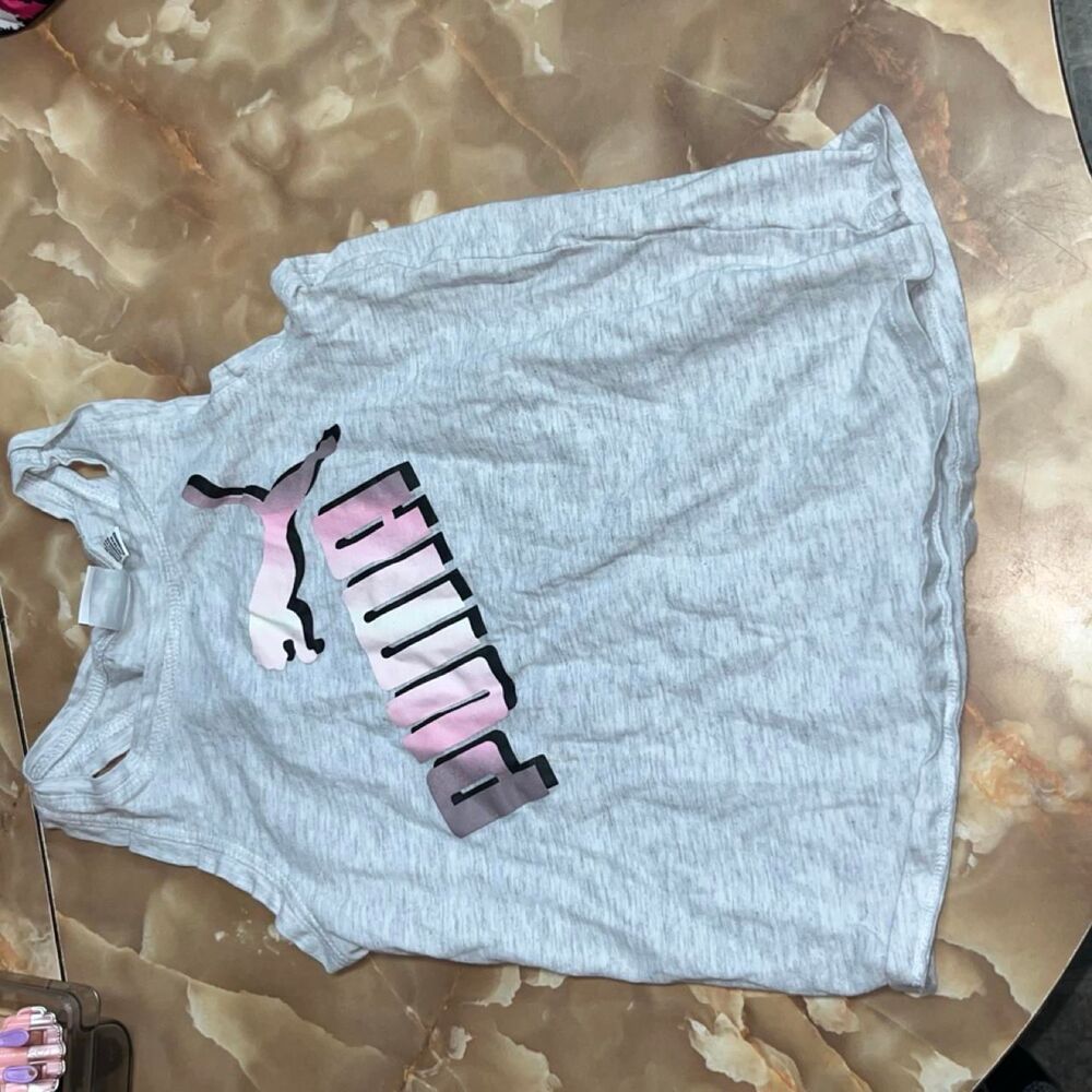 Puma Women's Grey T-shirt